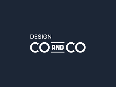 "Design CO and CO" logo design artwork brand brand agency brand and identity branding business coaching consultancy consultant creative agency creatives design designmnl identity identity design identity designer logo philippines portfolio startup