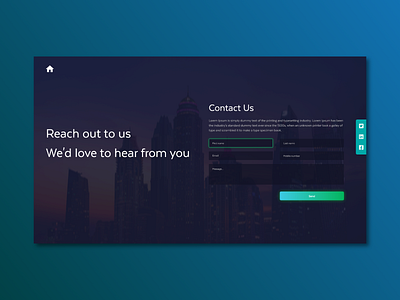 Contact Us #DailyUI #028 adobe xd application contact contactform contactus contactusform customer dailyui design ui web app contact webapplication webapplicationcontact