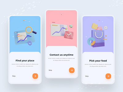 Mobile App Onboarding Screen