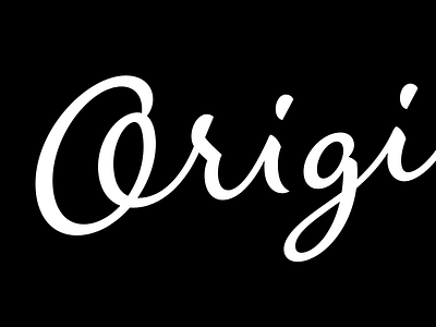 Origi.. curves custom lettering typography