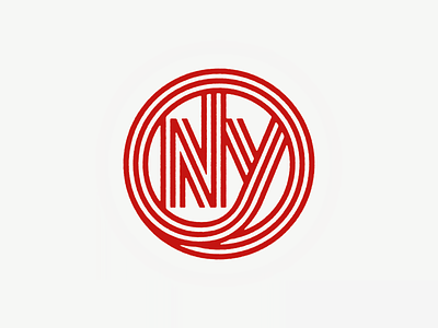 NY, NY. custom logo monogram ny nyc typography