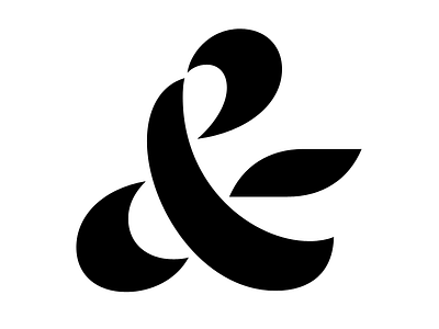 Voluptuous ampersand ampersand lettering type design typography