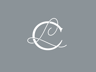 La Cresta Monogram lettering logotype monogram typography