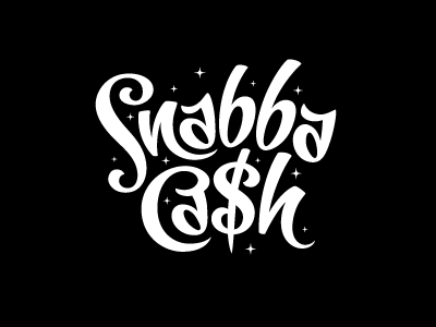 Snabba Cash calligraphy custom graffiti hand lettering logo logotype stars type typography