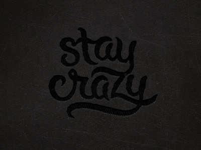 Crazy custom lettering type typography