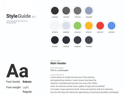 Style Guide branding guide style styleguide theme
