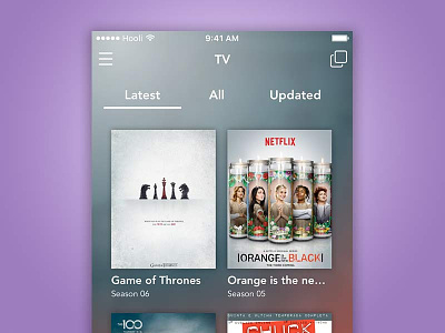 Tv App app appui tv uidesign uiux