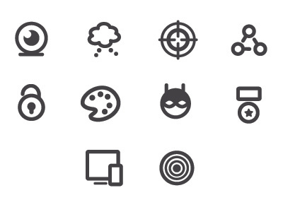 Web icon set creative design ector flat free freeicon graphic icon iconset seo web