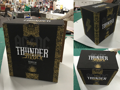 ACDC ThunderStruck Tequila Packaging