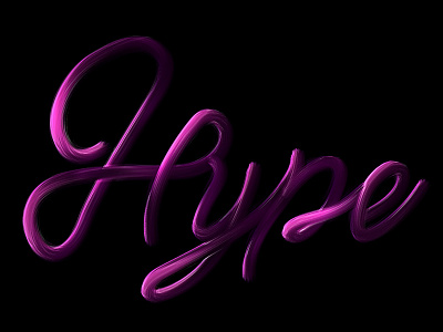 Hype brush hype photoshop purple type typography