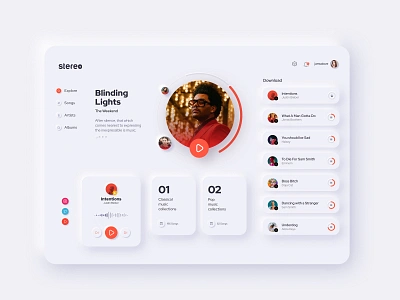 Sceumorphic UI 2020 animation app clean softui trends uidesign uikit uiux uiuxdesigner web website