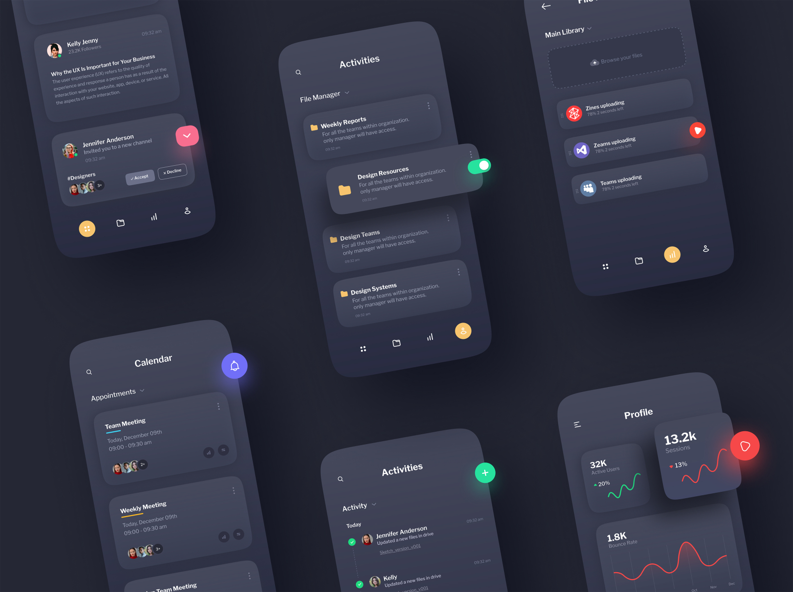 Design systems - Darker version by Brandi on Dribbble