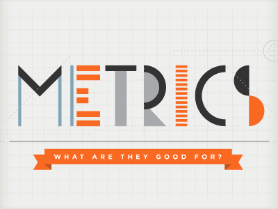 Metrics graph infographic metrics title