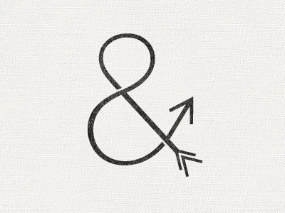 Ampersand Arrow ampersand arrow colorkite logo mark
