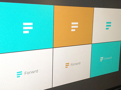 Forwrd brand branding colorkite colors forwrd logo