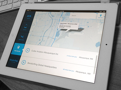 Aviation mApp api app aviation colorkite google ipad map mobile ui ux