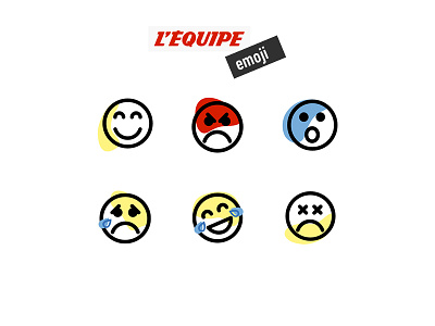 New emoji by L'Équipe de design emoji graphic smiley web