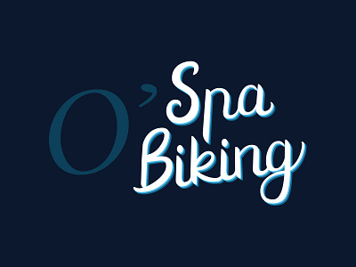 Ospabiking logo design handlettering illustrator lettering lettering logo logo typedesign typography vector