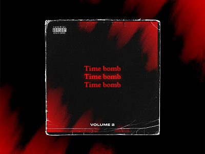 Time Bomb - CD cover bomb cd cover cover design graphicdesign music rap time timebomb