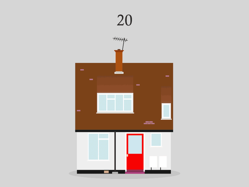 Childhood Homes after effects animation childhood home house illustrator property