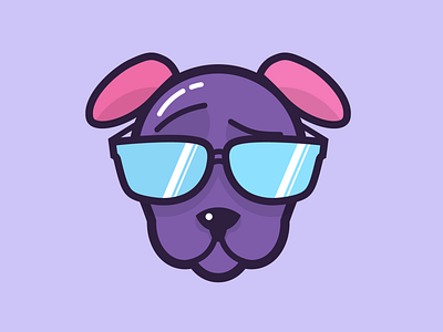 PRPL DOG dog illustration prpl purple