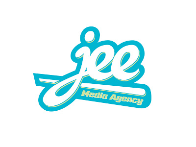 jee logo agency lettering logo logotype media