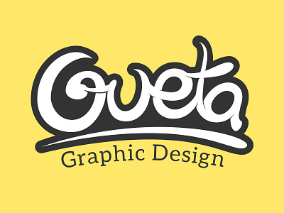 Gueta graphic design illustrator lettering logo logotype typo yellow