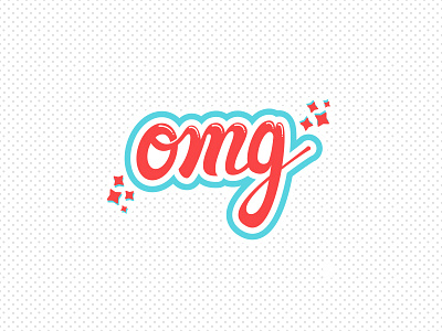 Omg Lettering lettring logotype omg