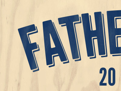 Fathers Day Logo on Plywood fathers day league gothic logo plywood texture wood