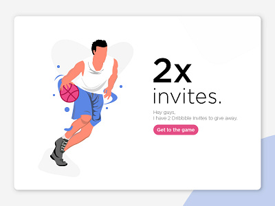 [ Giveaway] 2x Dribbble invites app design dribbble invite freebies invite landing page ui user experience user interface ux uxdesigner visualdesigner