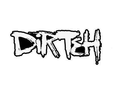 Dirteh Logo branding clothing illustrator logo
