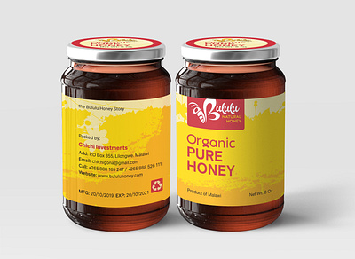 Bululu Honey branding design illustration logo minimal packaging product design