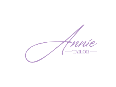 Annie Tailor design illustration logo minimal