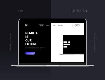 UI Design Remote Jobs Project branding design interaction design logo ui user experience user interaction user interface ux web