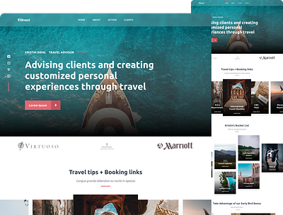 Travel agency website design creativity design dribbble figma ui ui design user experience user interface