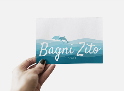 Bagni Zito brand identity brand image branding design illustrator logo logo design