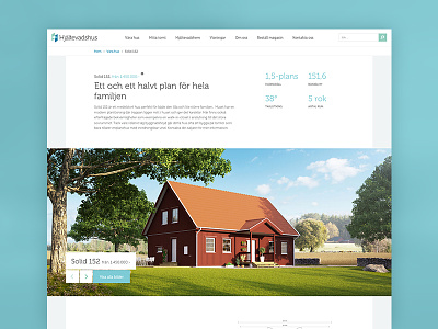 Hjaltevadshus.se clean hjältevadshus houses simple web web design wilson creative