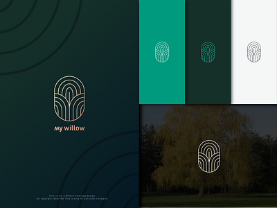 Willow Tree Logo Design app design brand identity branding design business conceptual design corporate branding corporate identity creative logo flat logo design icon design logodesign luxury logo minimalist minimallogo professional logo signature logo tree logo typography uiuxdesign willow