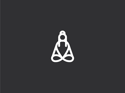 Yoga App Icon app design app designer brand identity branding creative logo icon icon design iconography illustration minimalist logo professional logo simple design simple logo ui ux design webdesign yoga app yoga logo yoga pose yoga studio