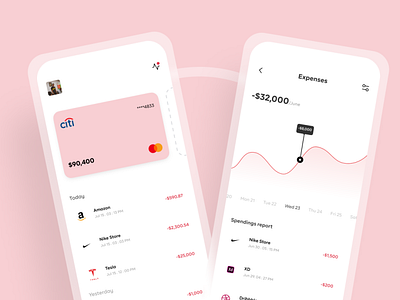 Mobile banking app appdesign finance fintech mobile bank productdesign ui ui design