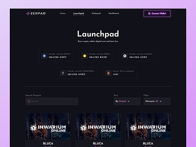 Zenpad Launchpad blockchain launchpad web3