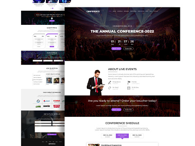 Annual Conference Landing ceremony club club night conference design conference landing conference room event branding event management events landing landing design landing page landing page design party party event ui ui design ux ux design web