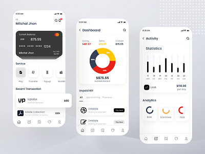 Wallet App Design