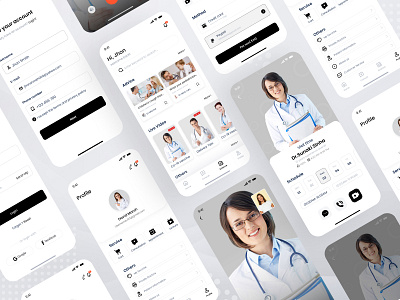 Doctor App UI designs, themes, templates and downloadable graphic elements  on Dribbble