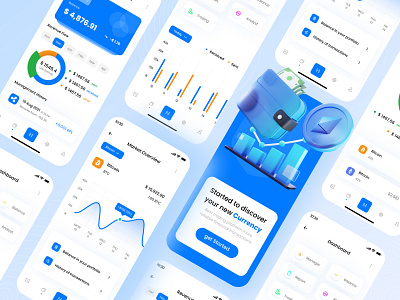 Cryptocurrency app design