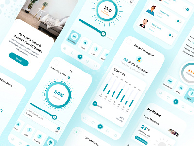 Smart home app app app design control figma home home app home controlling app home statics house house app mobile app sajib smart home smart home app smart home app design ui ui design ux ux design xd