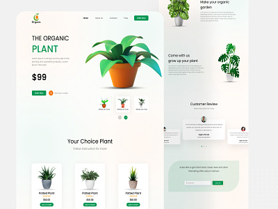 Organic Plant website