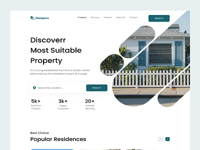 Real Estate - Landing Page behance dribbble figma finding home home finder website home findin house landing property property website real real estate real estate landing page real estate website ui ui design ux ux design website