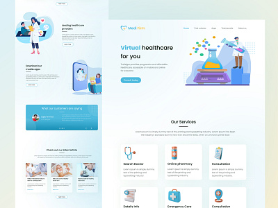 Medical Website Landing Page