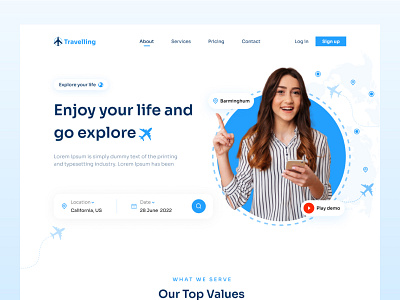Travel Website booking design figma flight home page hotel hotel booking landing page relax tour tour guide tourist travel travel landing page travel website travelling ui ui design ux ux design